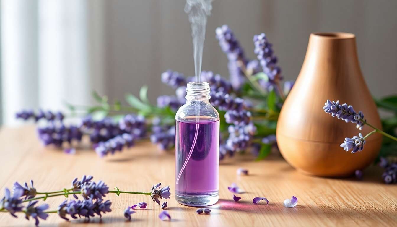 Utilisation et bienfaits de l'huile de lavande en diffusion atmosphérique