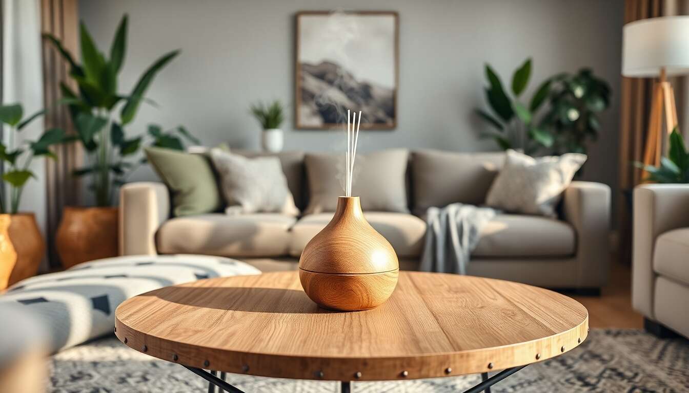 Le bois, tendance et bien-être dans le design des diffuseurs