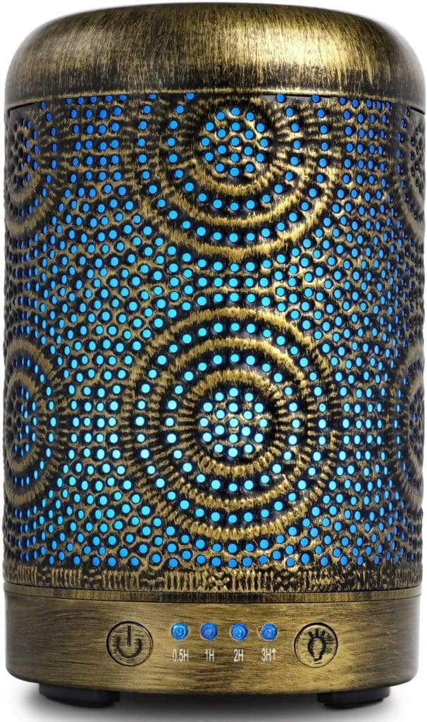 Test Diffuseur Salking 100ml : humidificateur Ultrasonique et Arôme Multicolore