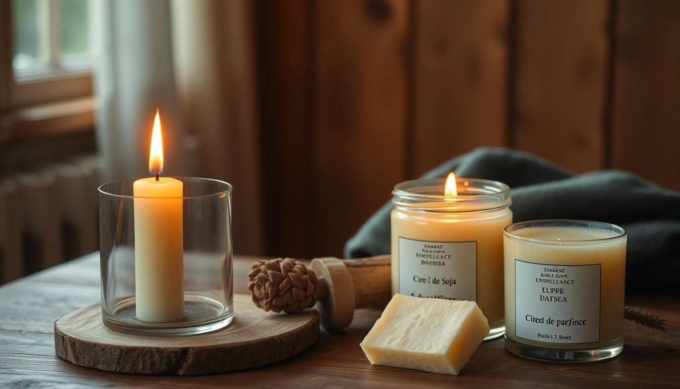 Choisir la cire idéale pour une combustion optimale