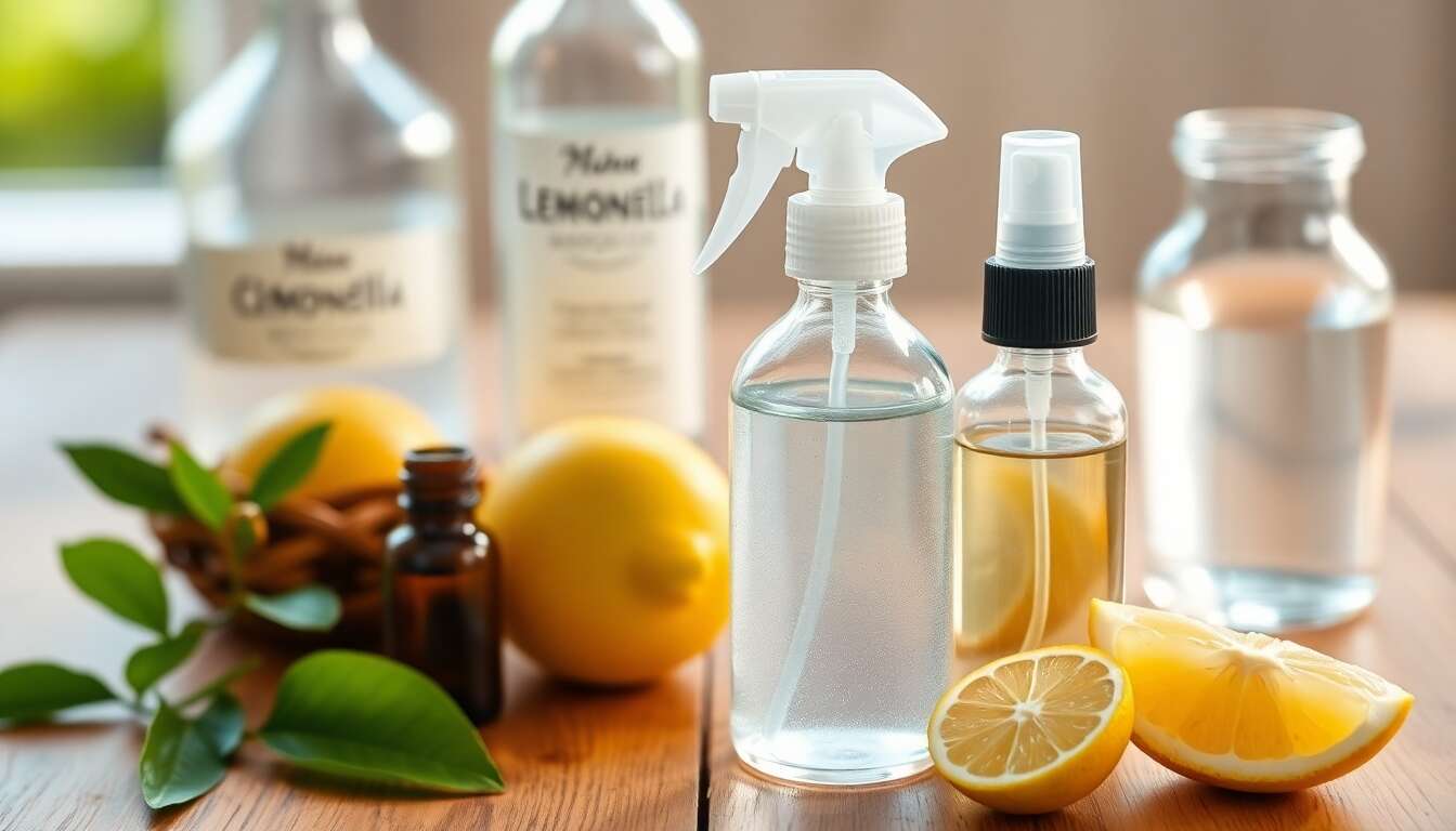Utiliser l'huile essentielle de citronnelle comme répulsif naturel