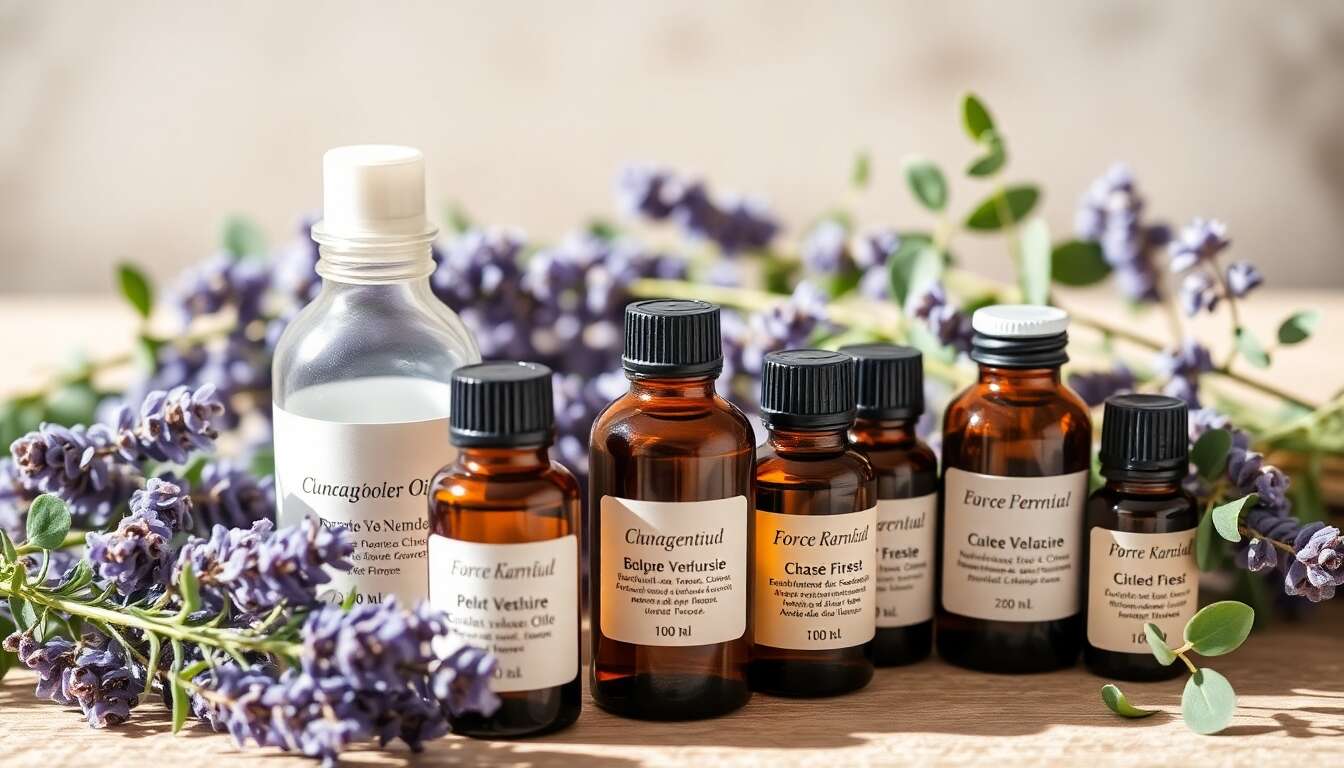 Application des huiles essentielles pour les soins de la peau