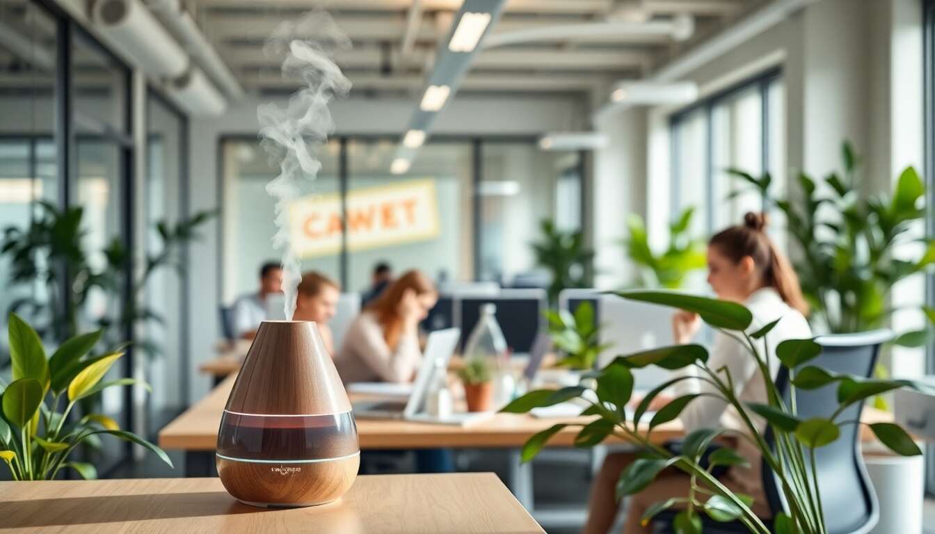 Tendances actuelles : diffusion olfactive dans les bureaux modernes