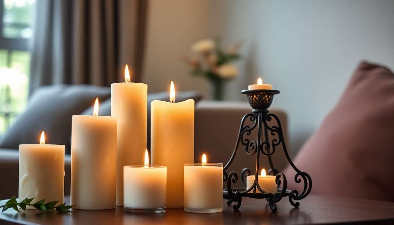 Identifier les différentes tailles de bougies disponibles Identifier les différentes tailles de bougies disponibles