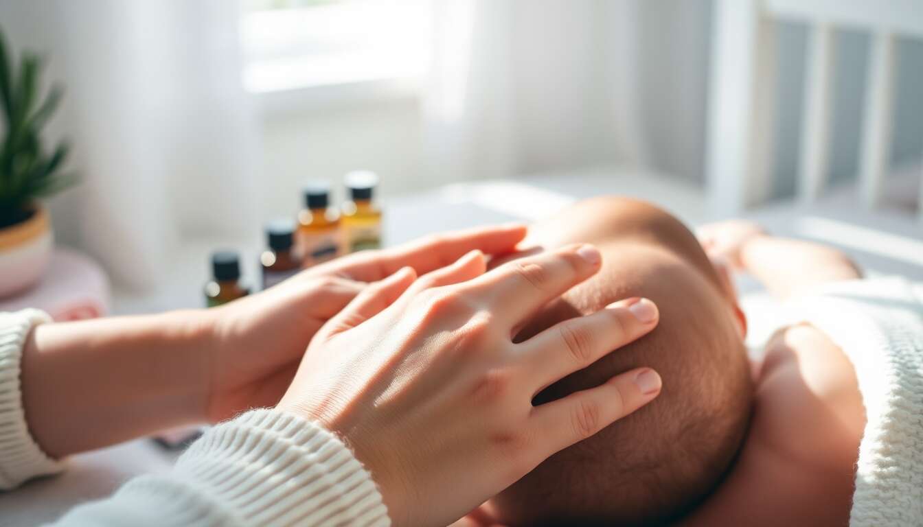 Massage bébé : quelle huile essentielle privilégier ?