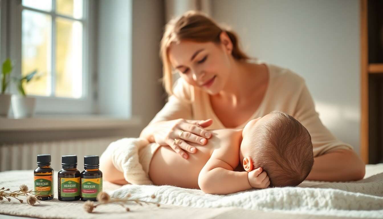Les bienfaits du massage pour bébé