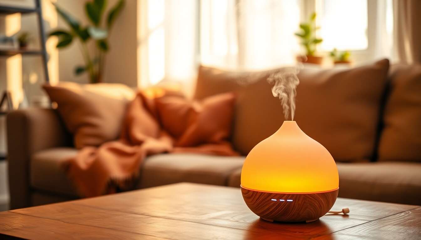 Lumières et ambiance : sélectionnez un brumisateur avec options lumineuses