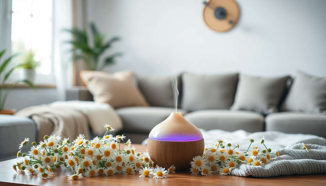 Les bienfaits relaxants de l'huile de camomille