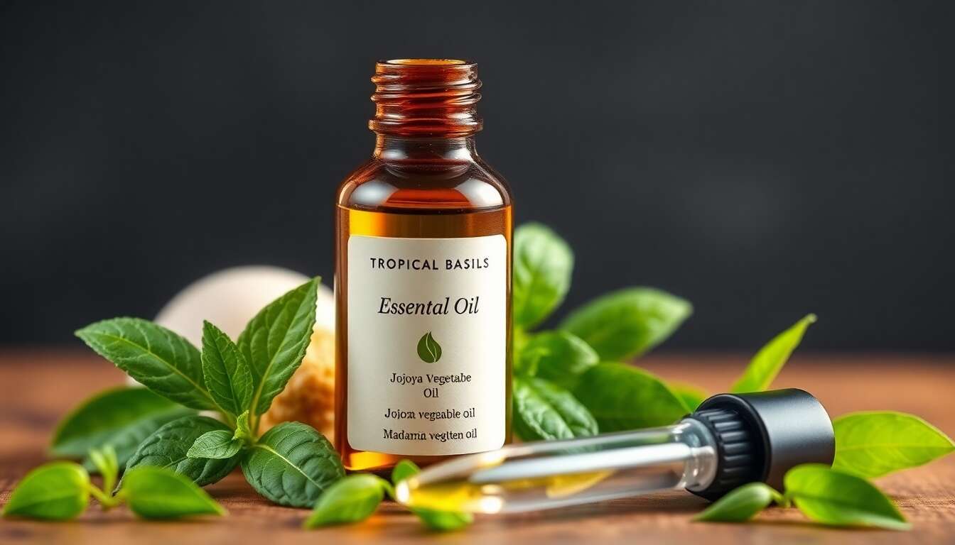 Remèdes aux maux de tête avec l’huile essentielle de basilic tropical bio