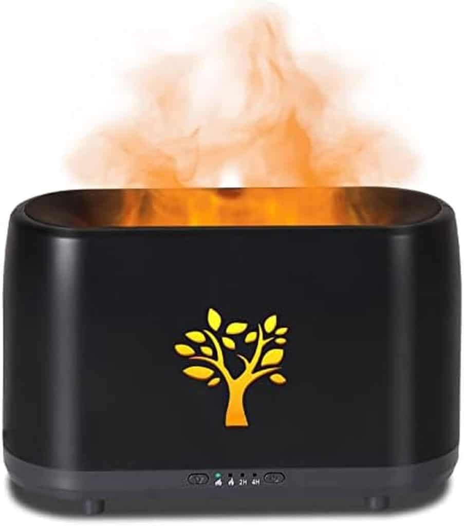 Test : diffuseur Toleker de flamme silencieux 240 ml noir
