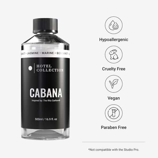 Hotel Collection – Parfum d'huile essentielle de Cabana – Huile diffuseur de parfum d'aromathérapie inspirée des hôtels de luxe – Notes de marine, de bergamonte et de jasmin – pour diffuseurs d'huiles