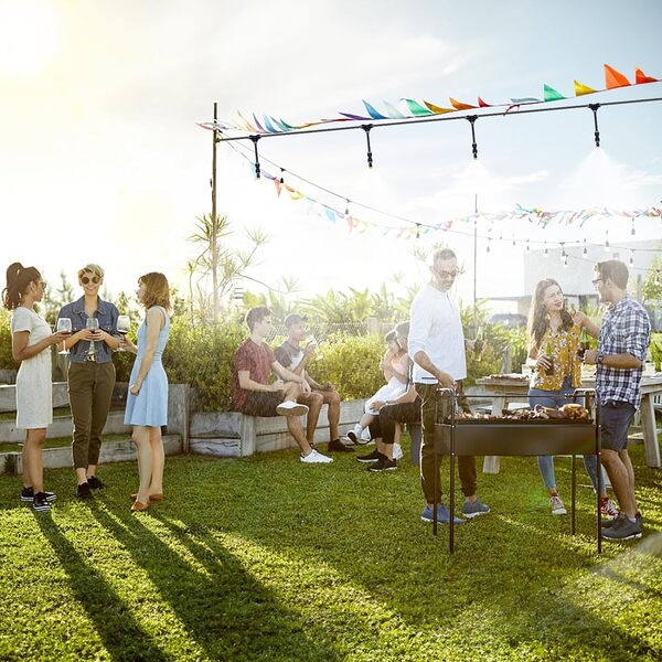 CINEMON 10M Brumisateur Terrasse, Brumisateur Extérieur avec 10 Buse Brumisateur +1Adaptateur (en Laiton, 3/4