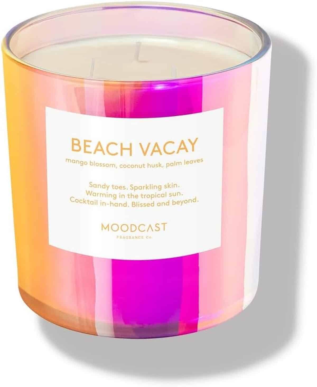 Avis : bougie Moodcast Beach Vacay à 3 mèches