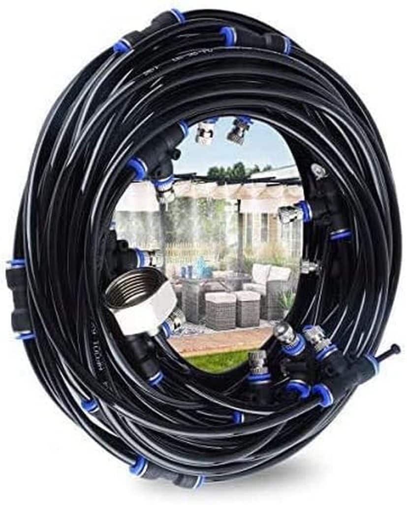 Test brumisateur extérieur 18m pour terrasse et jardin