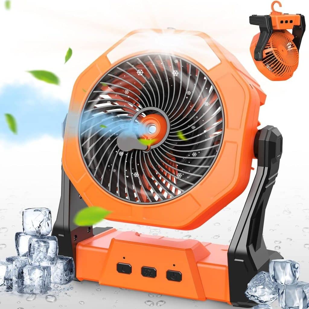Test du ventilateur brumisateur portable Ausic : autonomie 35h