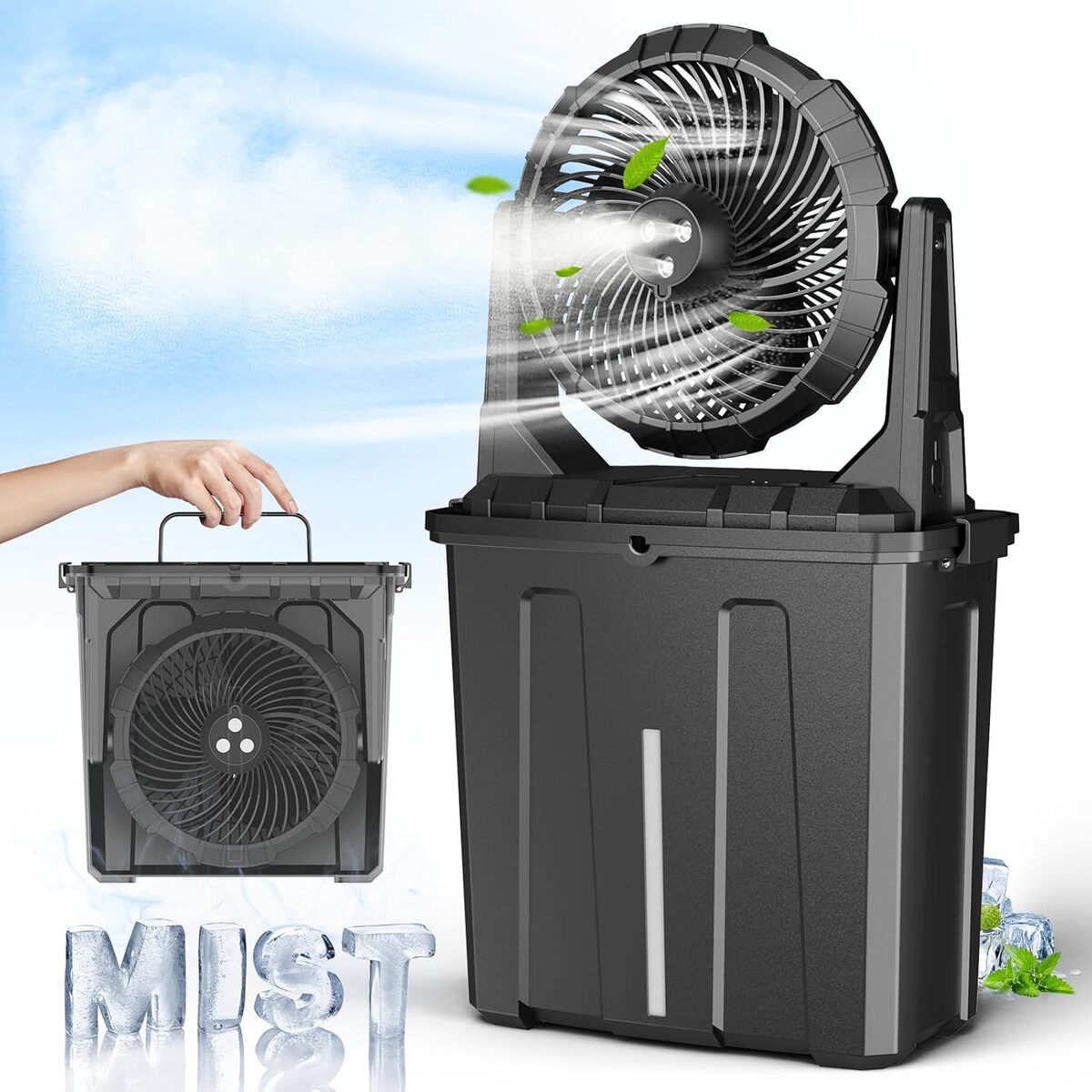 Test : ventilateur brumisateur noir Xiao par Ausic