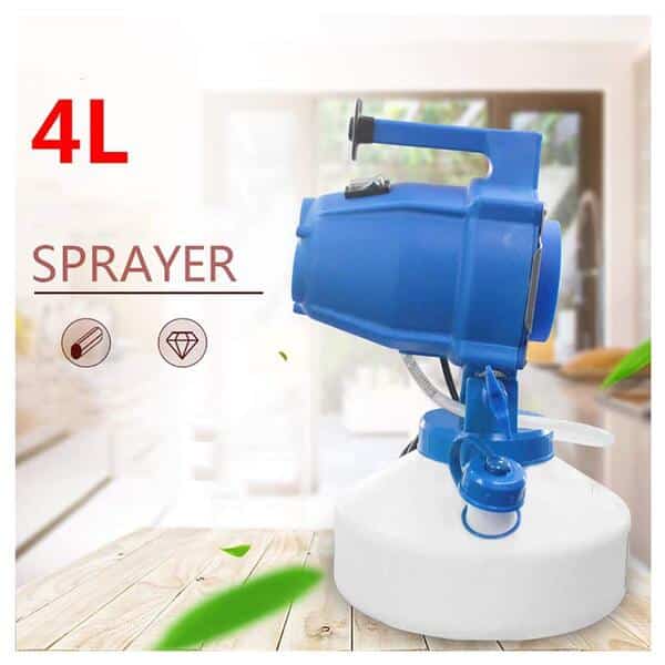 4L Portatif 7-30μm ULV Pulvérisateur électrique de Brumisateur, Machine de désinfection stérilisation de Tueur de Moustique pour Les hôpitaux de Maison intérieurs/extérieurs Jardin Hôtel