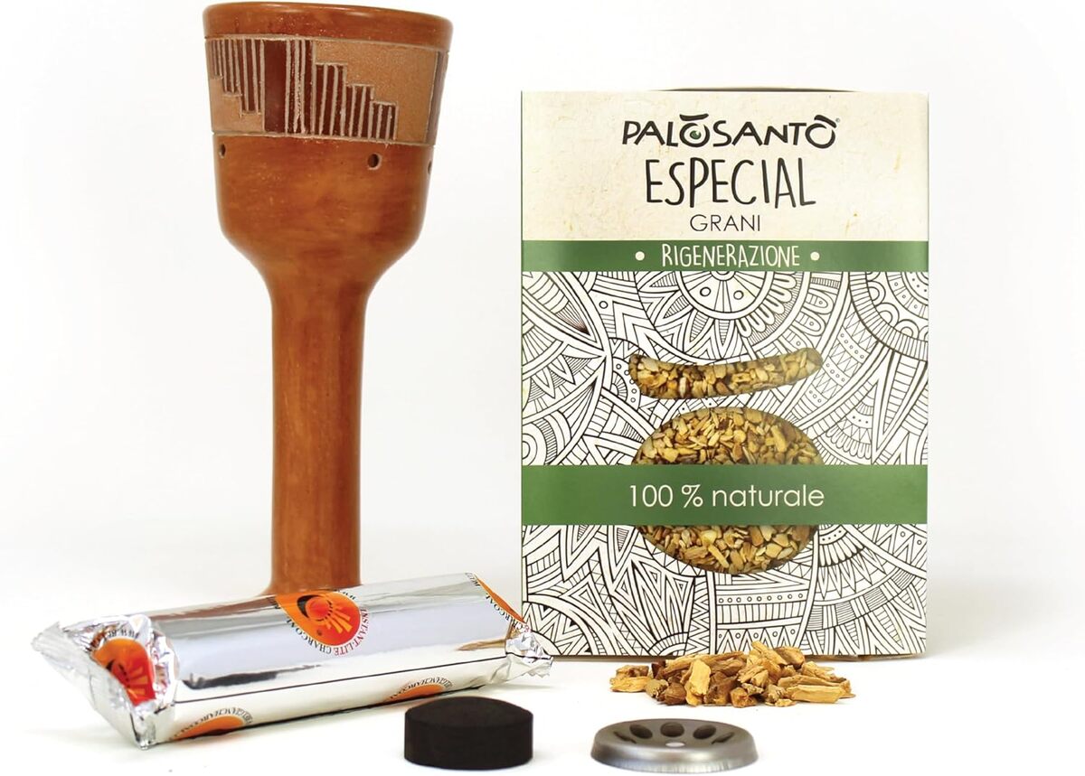 Avis : kit brûleur d'encens copalera Palosanto fait main