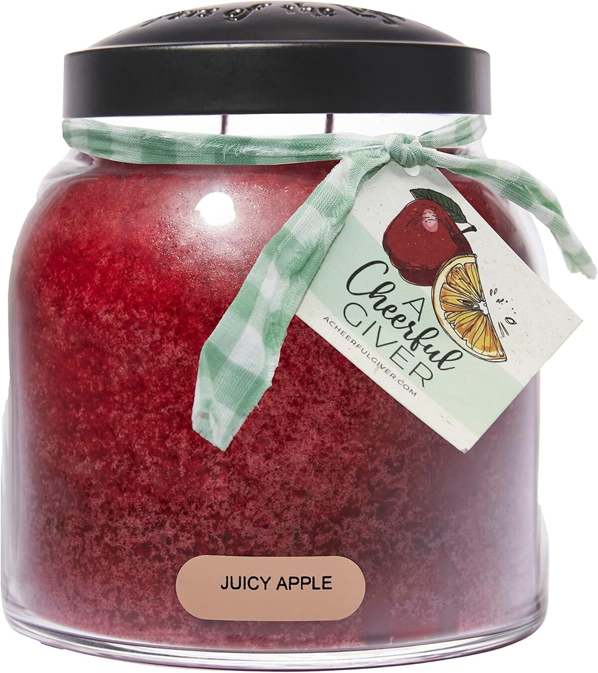 Test de la bougie Cheerful Giver Juicy Apple 34oz