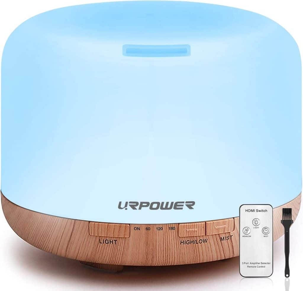 Test du diffuseur URPOWER 500Ml : aromathérapie et couleurs LED