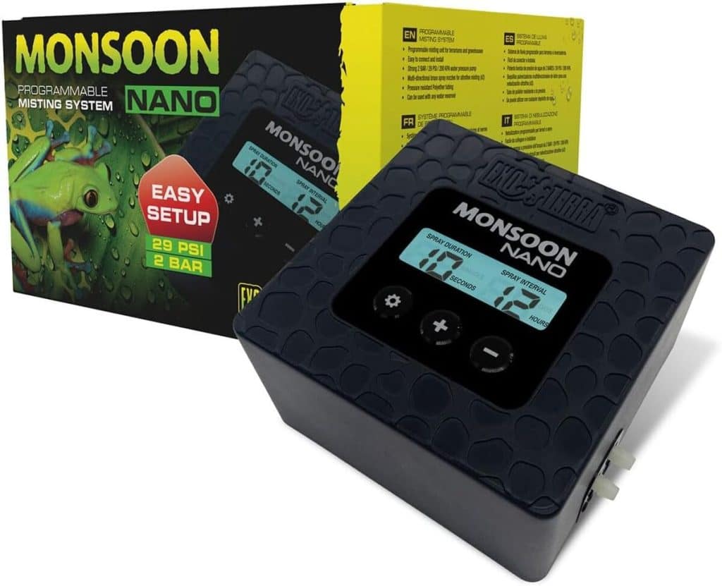 Test du système de brumisation Exo Terra Nano Monsoon