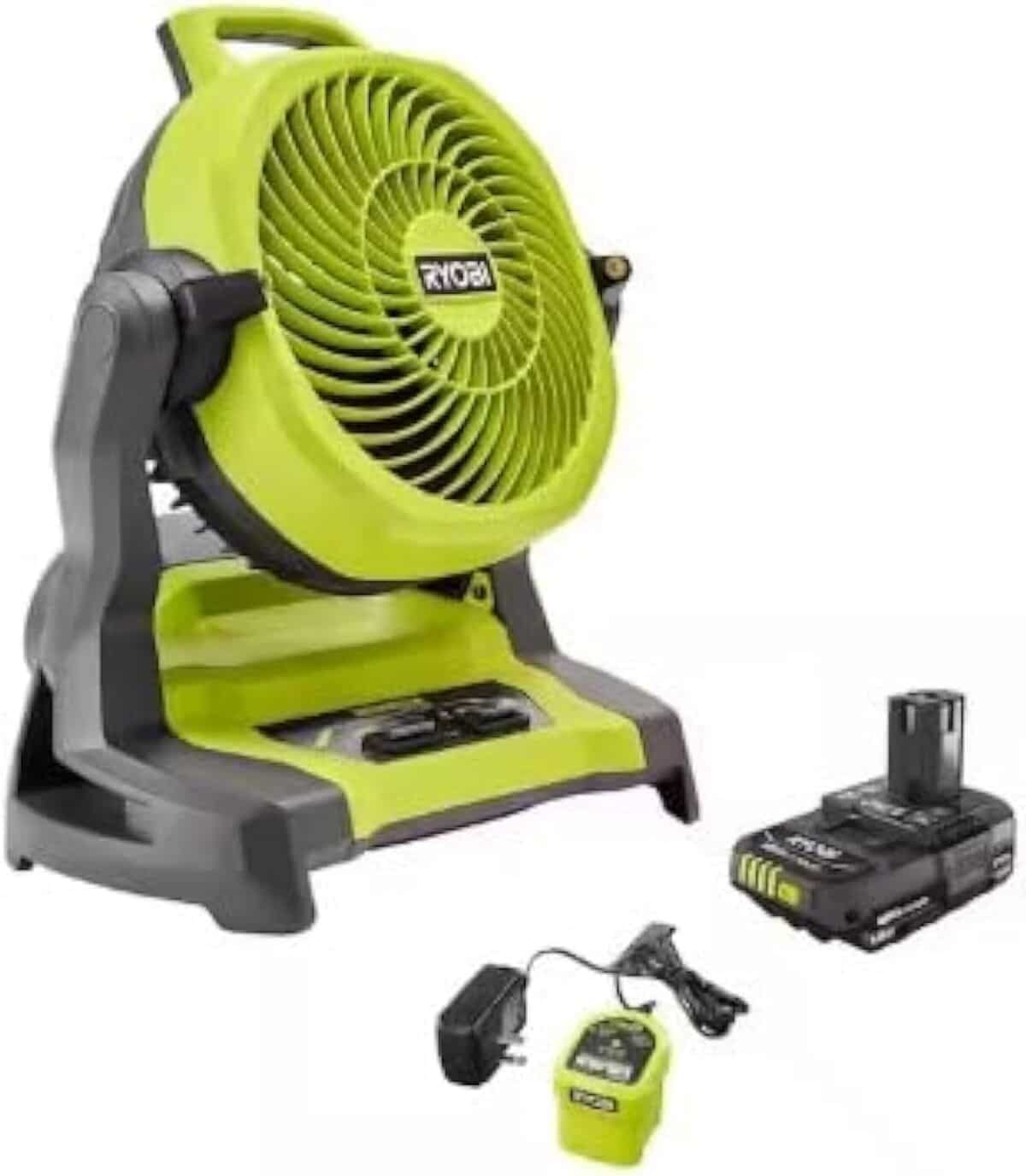 Test du ventilateur brumisateur Ryobi One+ PCL851K sans fil 18 V