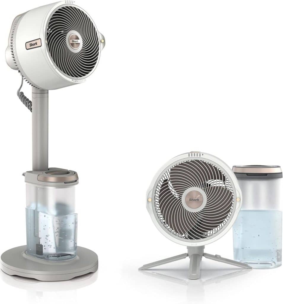 Test du ventilateur Shark FlexBreeze Pro Mist FA300WHEU : fraîcheur portable et silencieuse