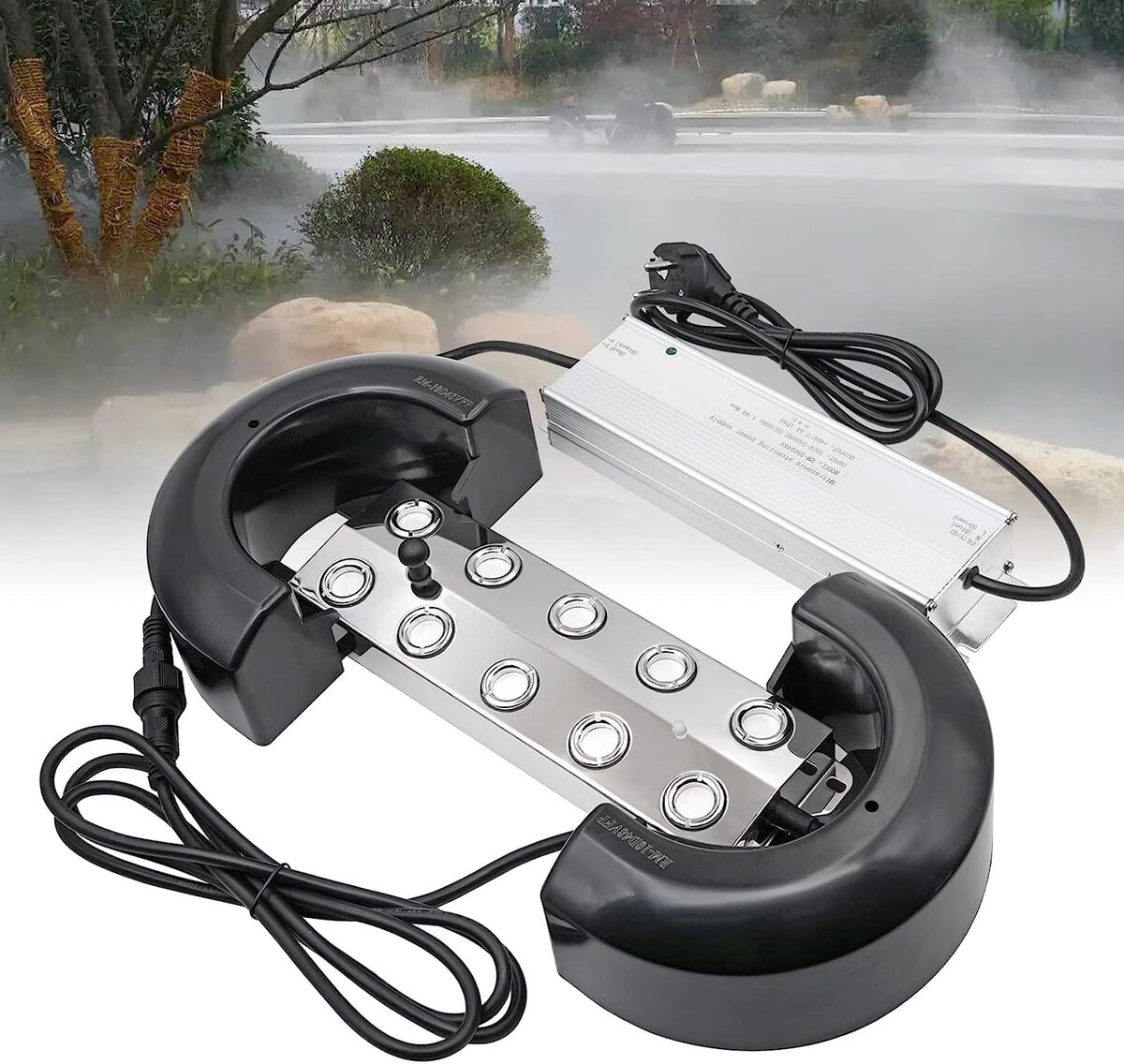 Test : mOGOLUA kit de brouillard 350 W humidificateur de bassin