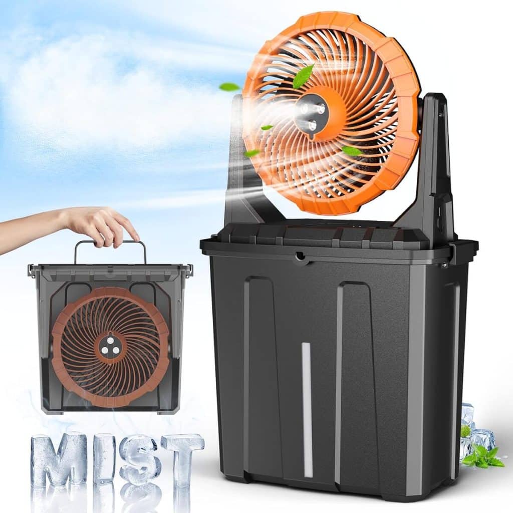 Test : ventilateur brumisateur portable 9 L Ausic