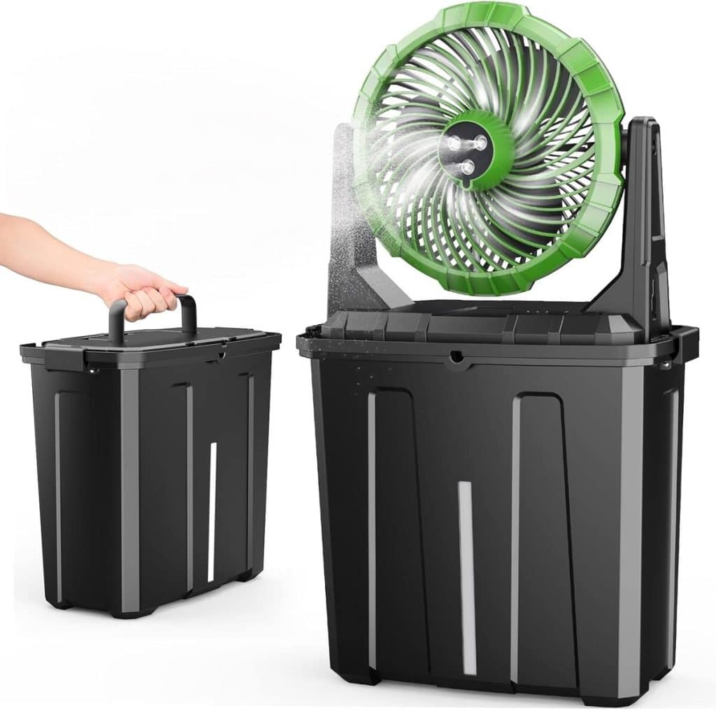 Test : ventilateur brumisateur portable 9 L, le compagnon fraîcheur polyvalent