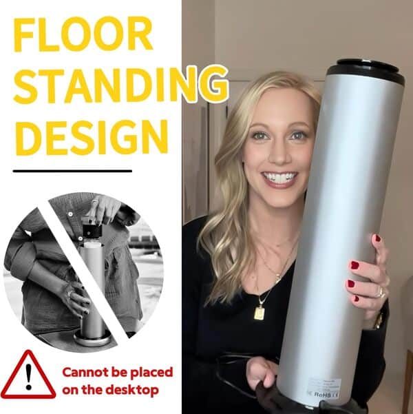 Aromadd Diffuseur sans eau de 2 800 m² sur pied, machine à air parfumé de 600 ml pour maison, hôtel, diffuseur d'huiles essentielles d'air froid pour grande pièce, bureau, application et télécommande