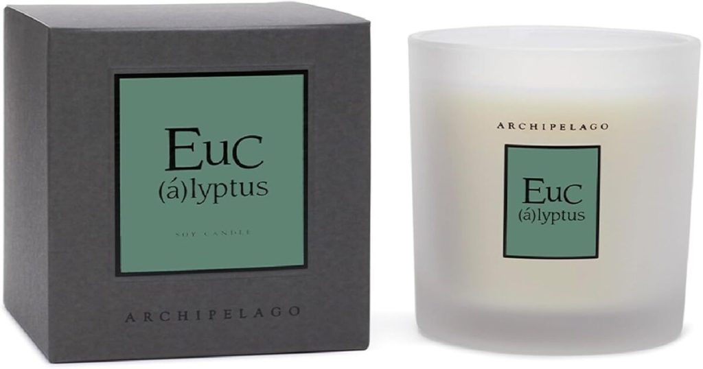 Avis : bougie parfumée Archipelago eucalyptus 400 g