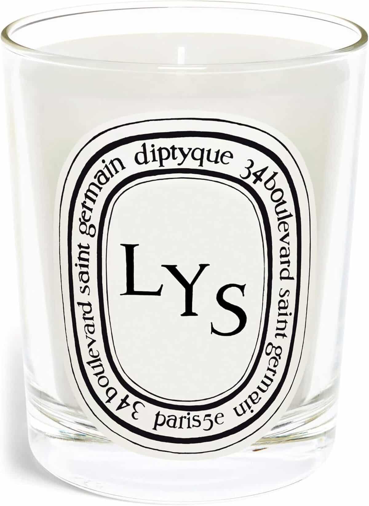 Avis : bougie parfumée Diptyque LYS 190 g