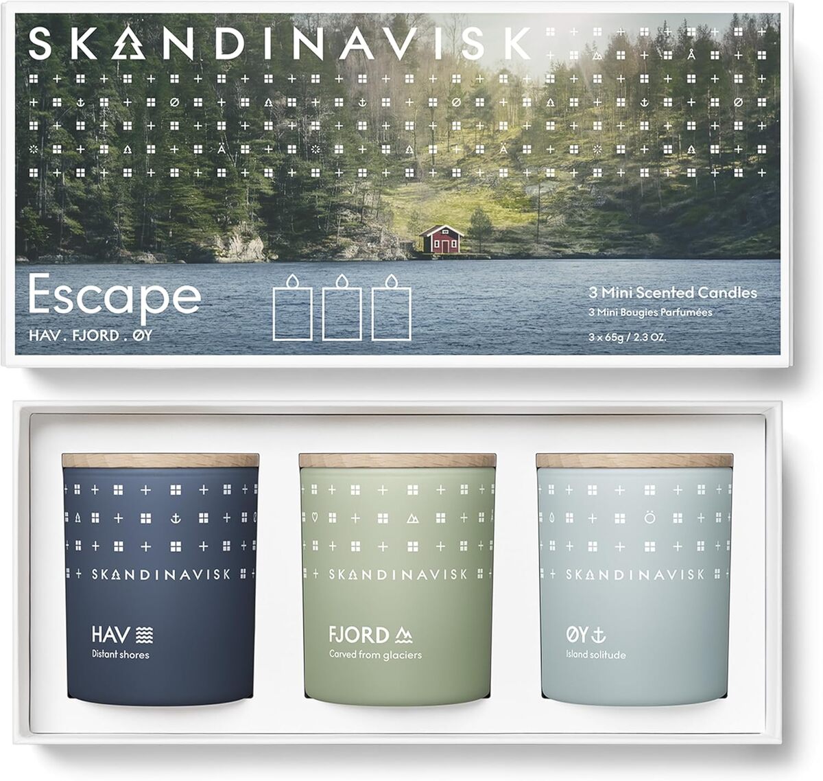 Avis Skandinavisk : le trio de bougies végétaliennes parfumées Fjord, øY et HAV