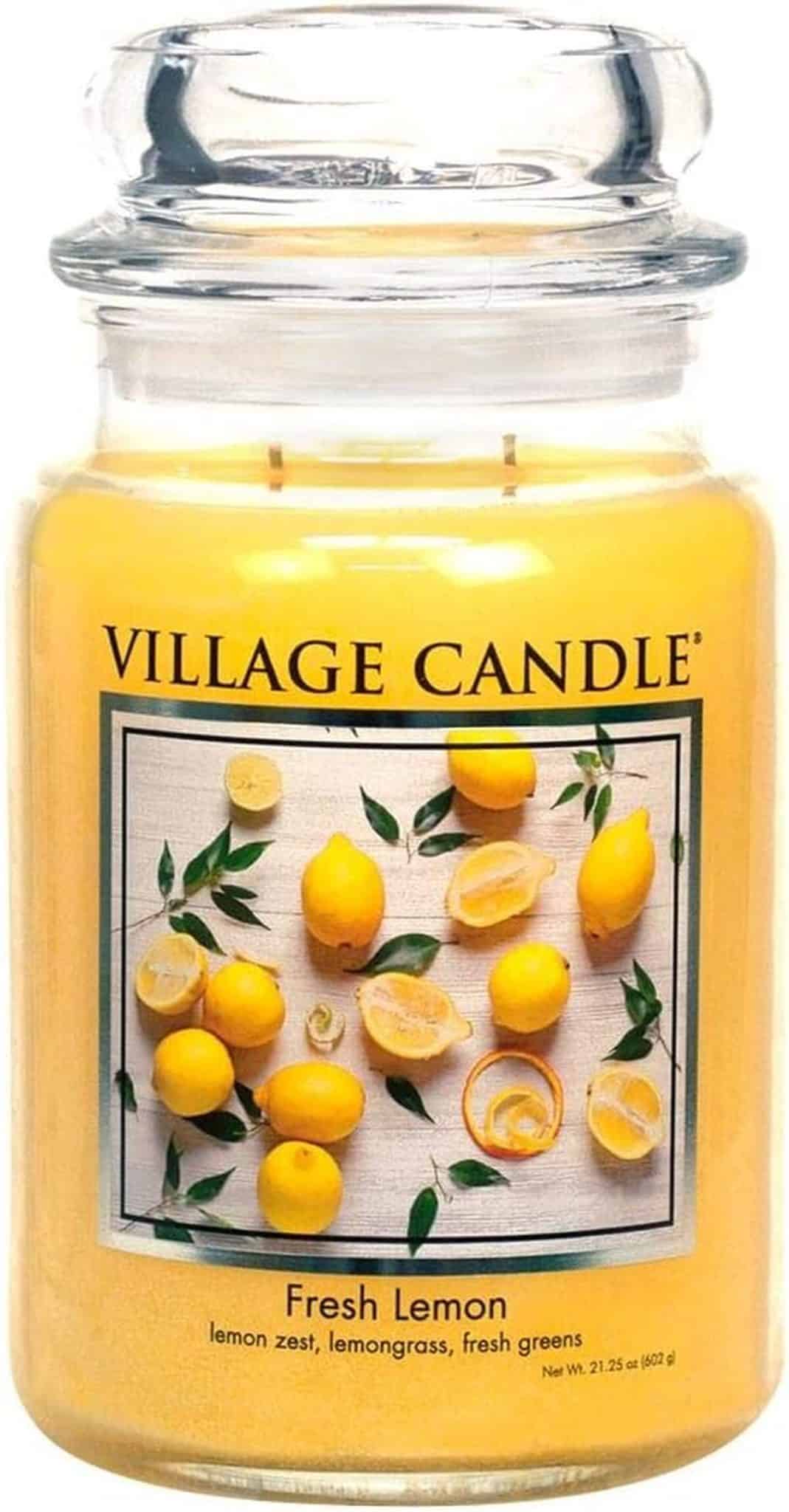 Avis sur la bougie Village Candle Fresh Lemon 737 g