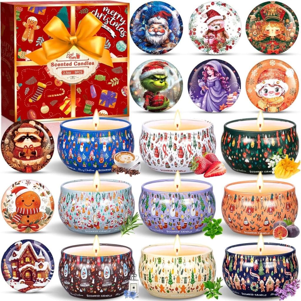 Test des bougies parfumées JEDWKFA : 9 pièces pour 180 heures d'aromathérapie