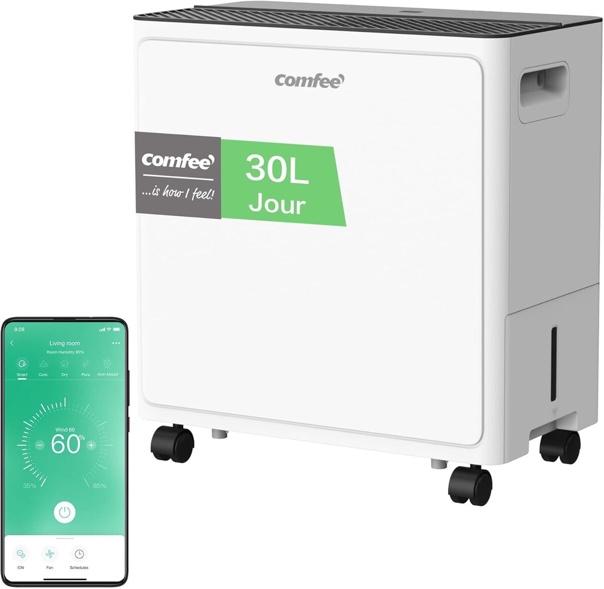 Test déshumidificateur Comfee' 30L/Jour : idéal grandes pièces