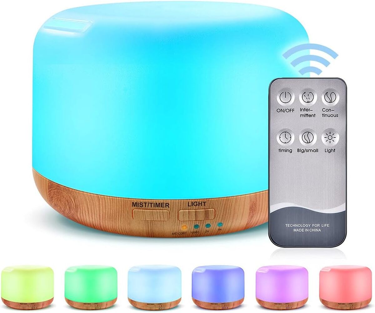Test du diffuseur d'huiles essentielles Marchred 300 ml avec télécommande