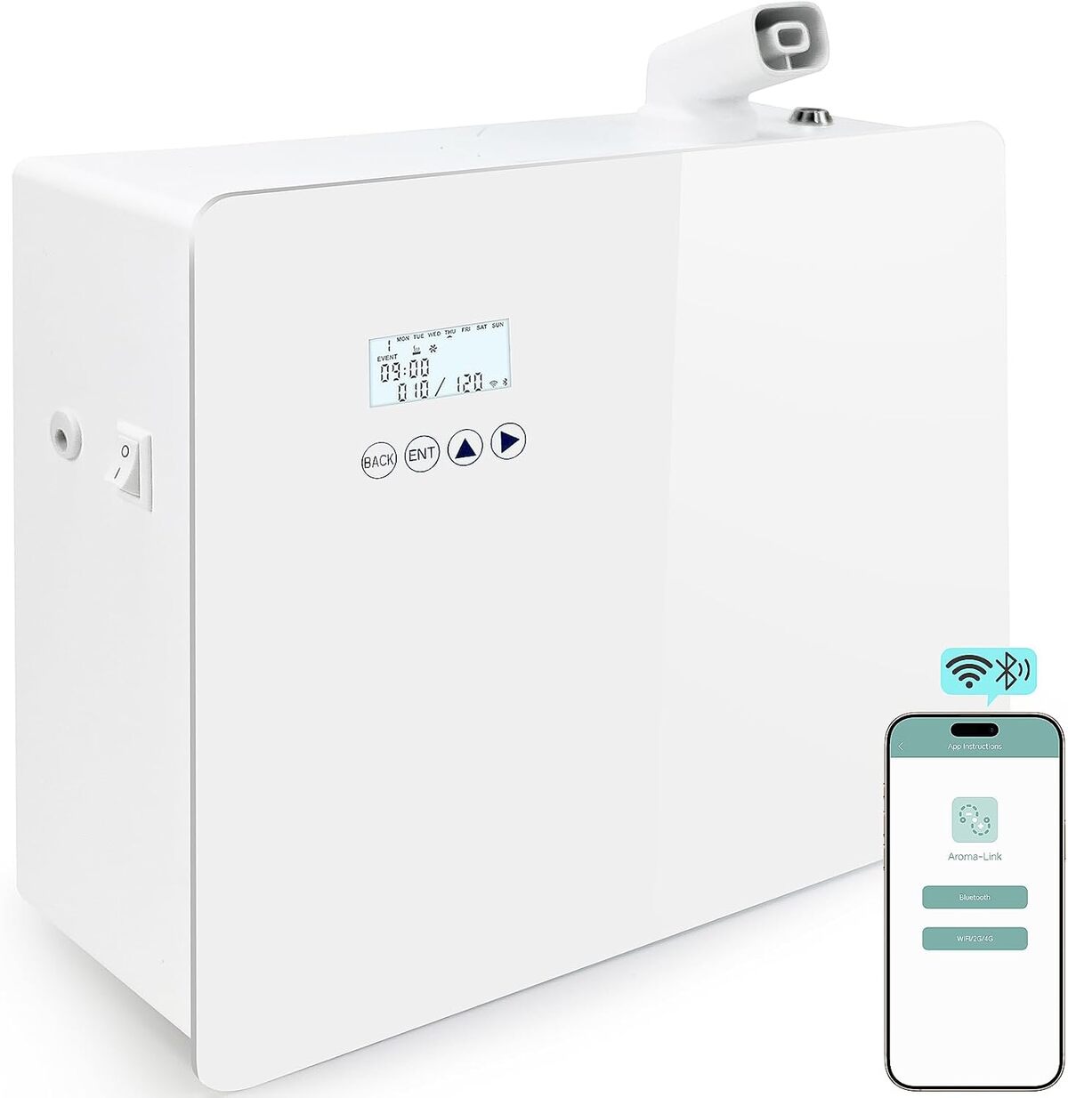 Test du diffuseur Wi-Fi d'huiles essentielles 1000 ml : efficacité sur 5 000 m²