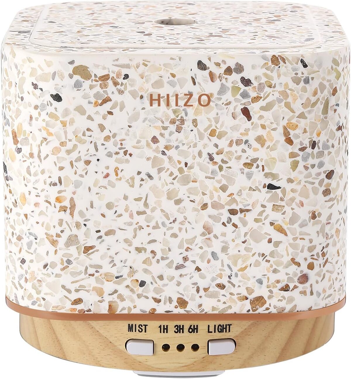Test du HIIZO T18 : diffuseur d'arômes ultrasonique de luxe en terrazzo