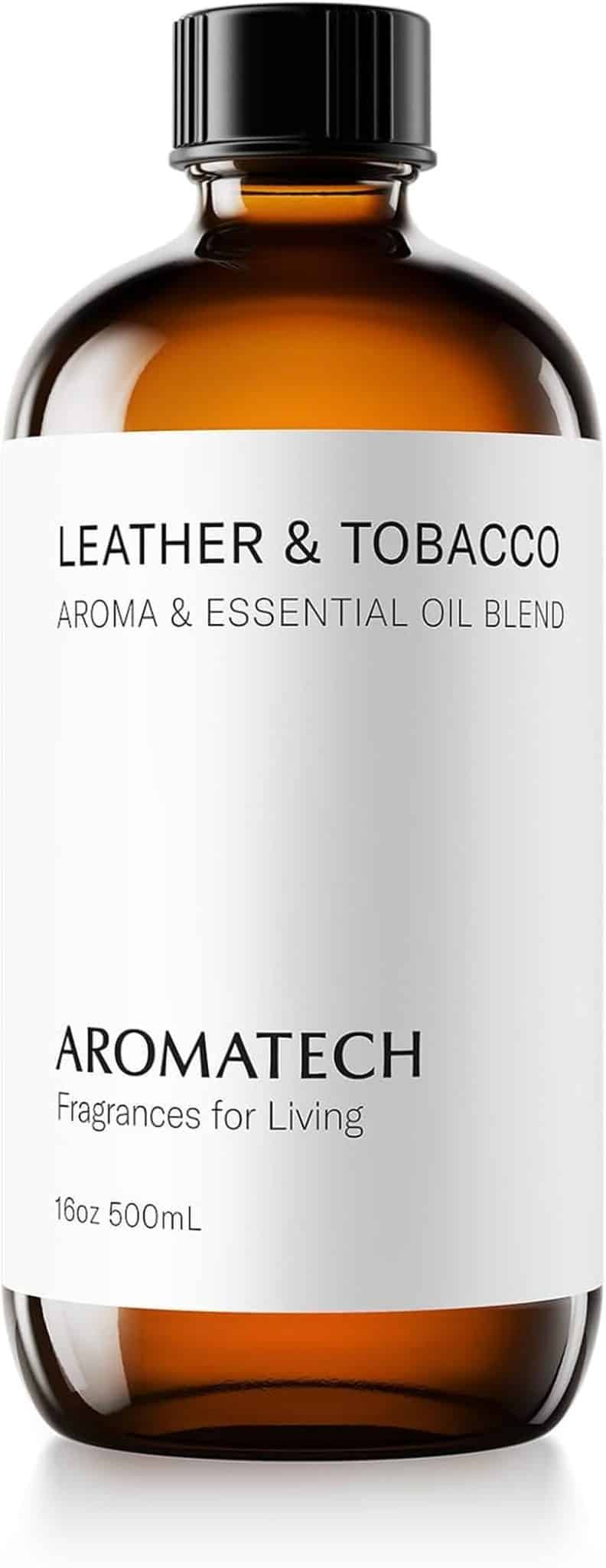 Test huile d'arôme cuir et tabac AromaTech pour diffuseur de parfum