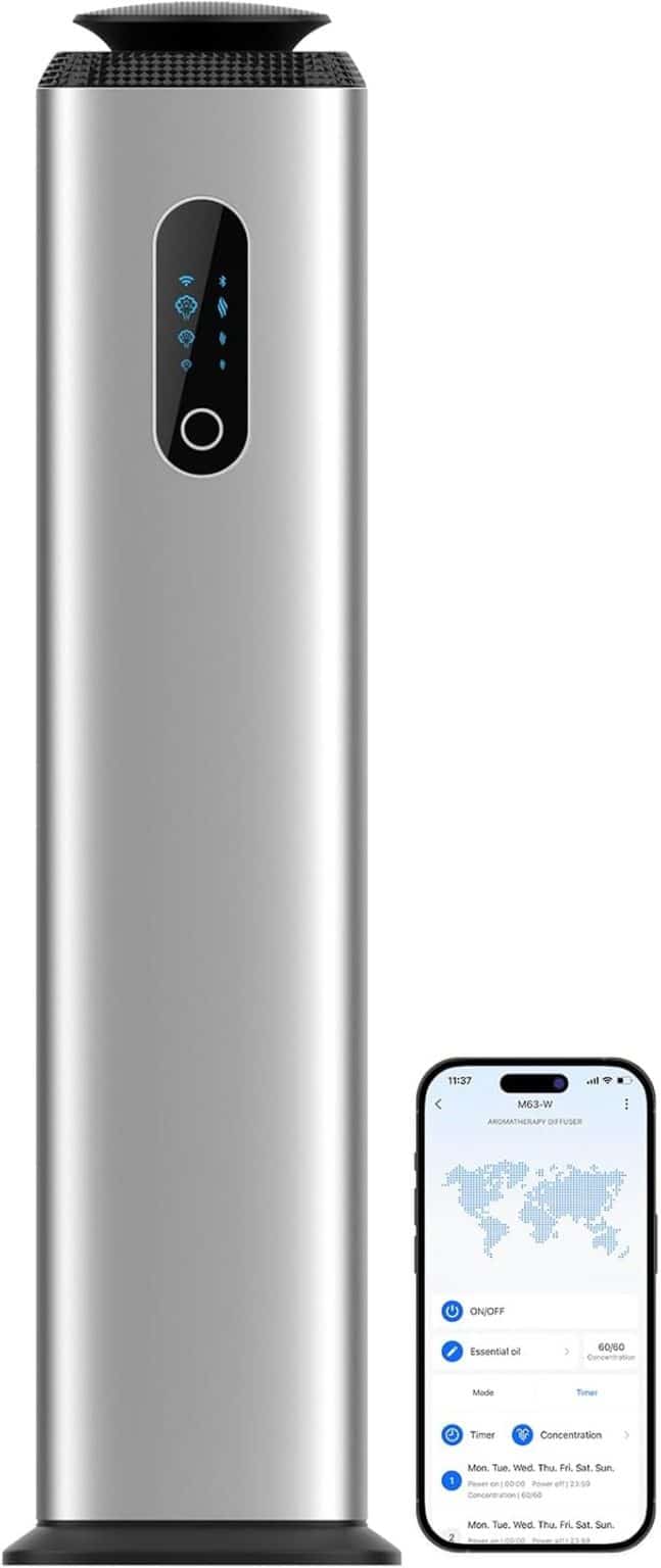 Diffusing Tower Test : tower, diffuseur de parfum WiFi pour grande surface