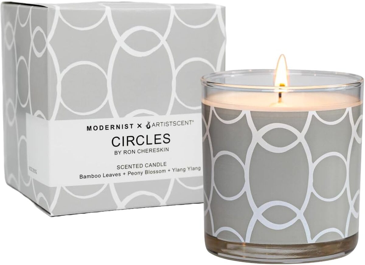 Avis sur la bougie parfumée Circles : 55 heures de délice floral