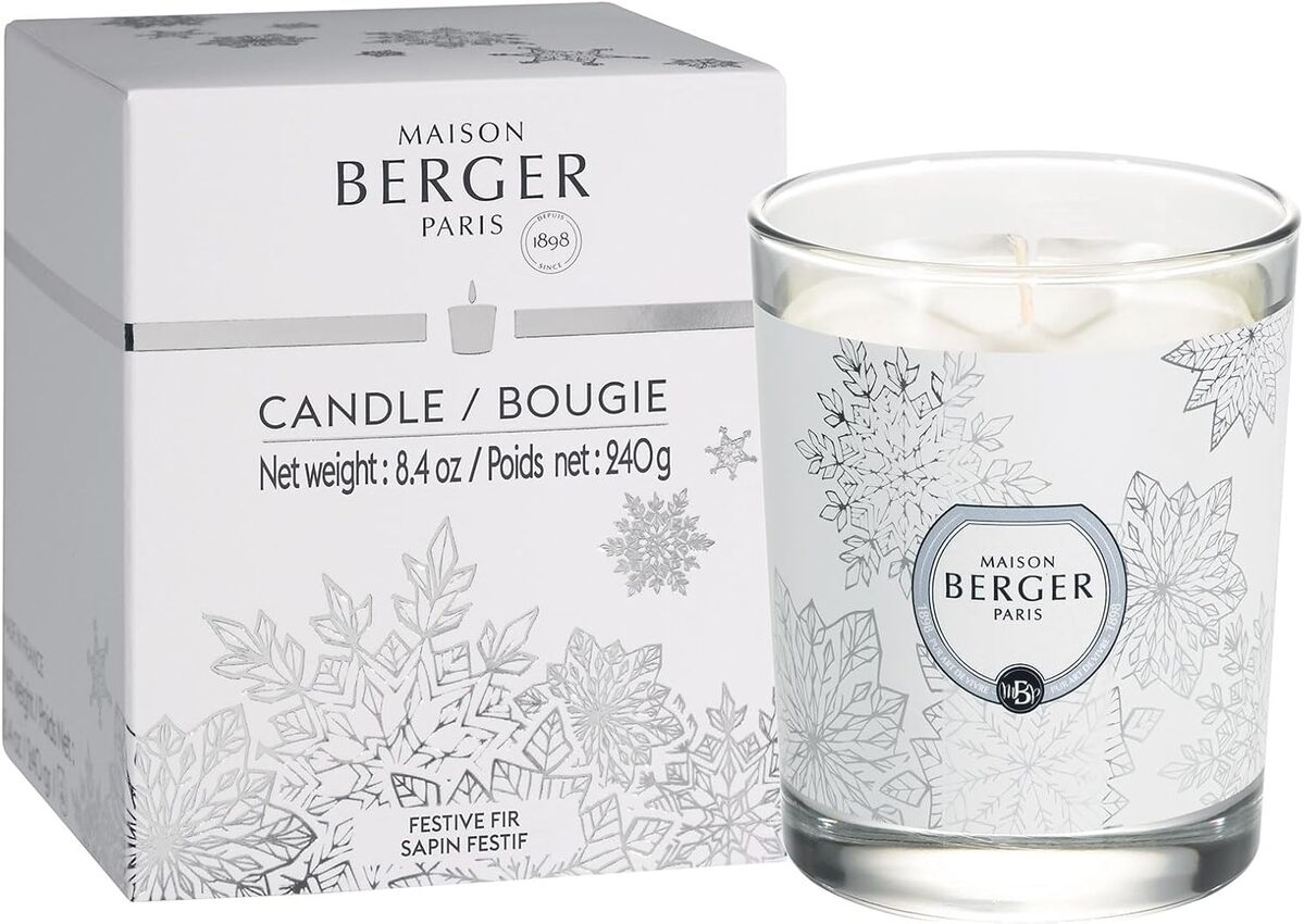 Avis sur la bougie parfumée Maison Berger Holiday 238 g (sapin festif)