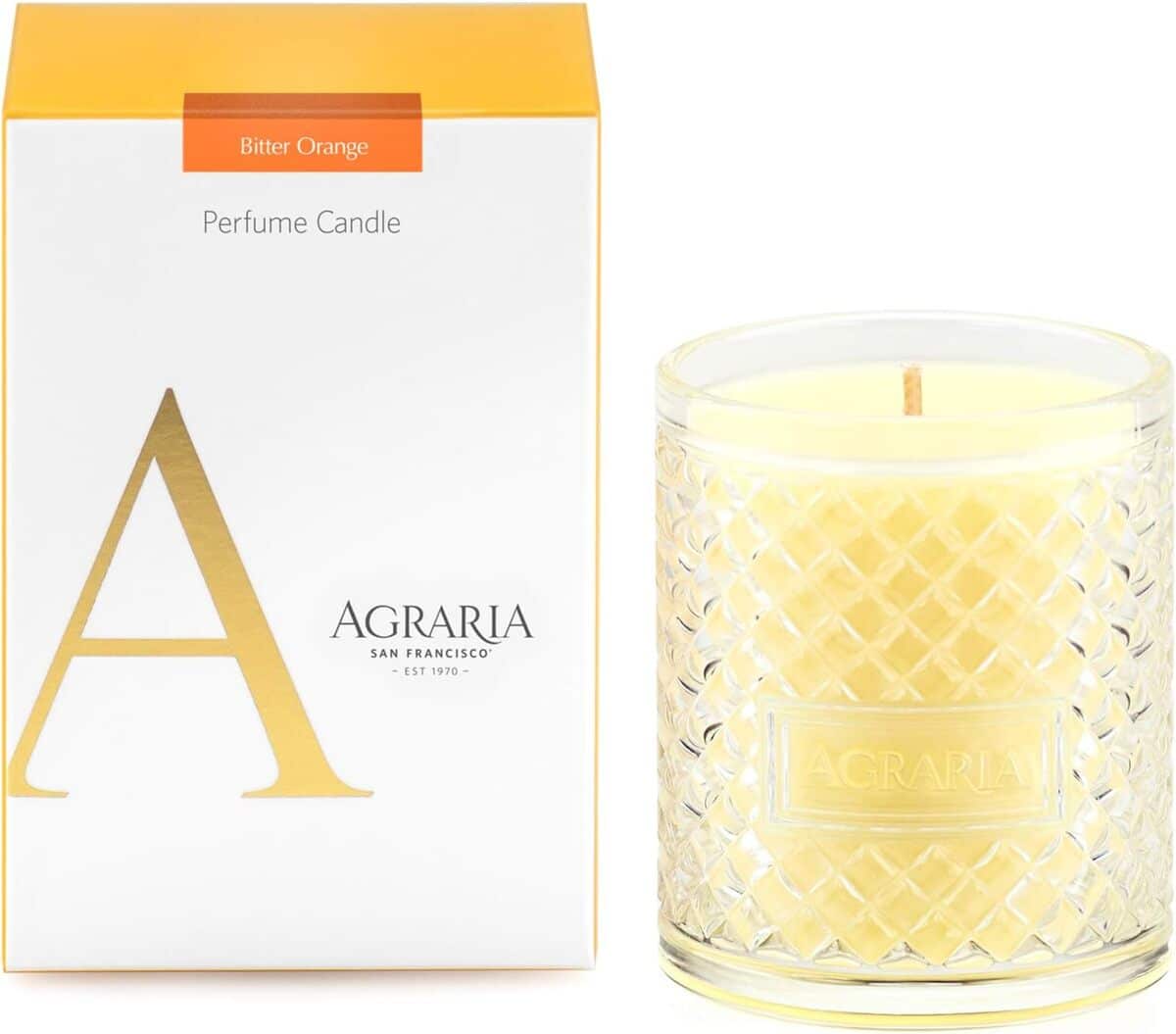 Test de la bougie parfumée Agraria à base de soja 7 oz