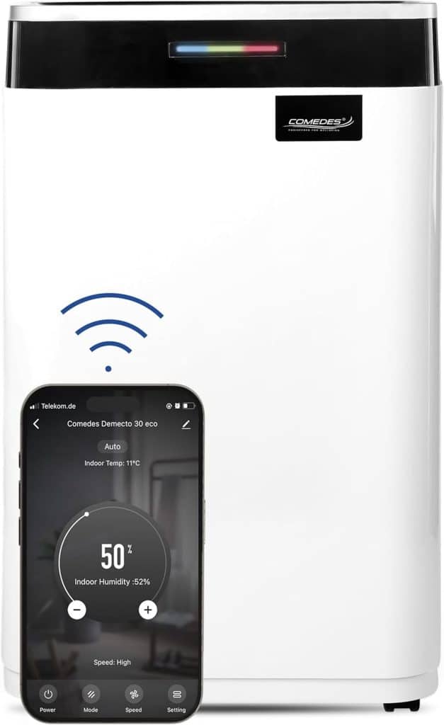 Test du déshumidificateur Comedes Demecto 30 eco WiFi