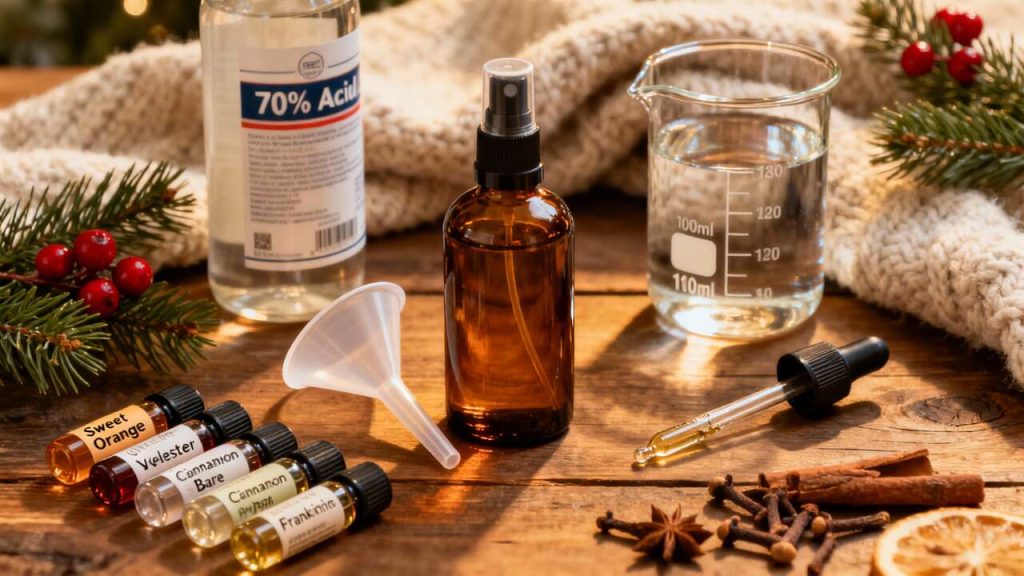 Ambiance détente : huiles essentielles pour Noël