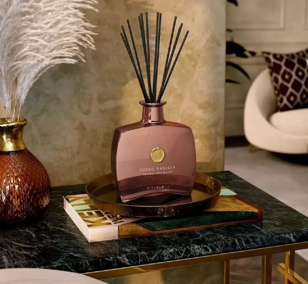 Rituals Private Collection – Diffuseur de parfum à roseaux, vanille suédée, 450 ml, bâtonnets de parfum