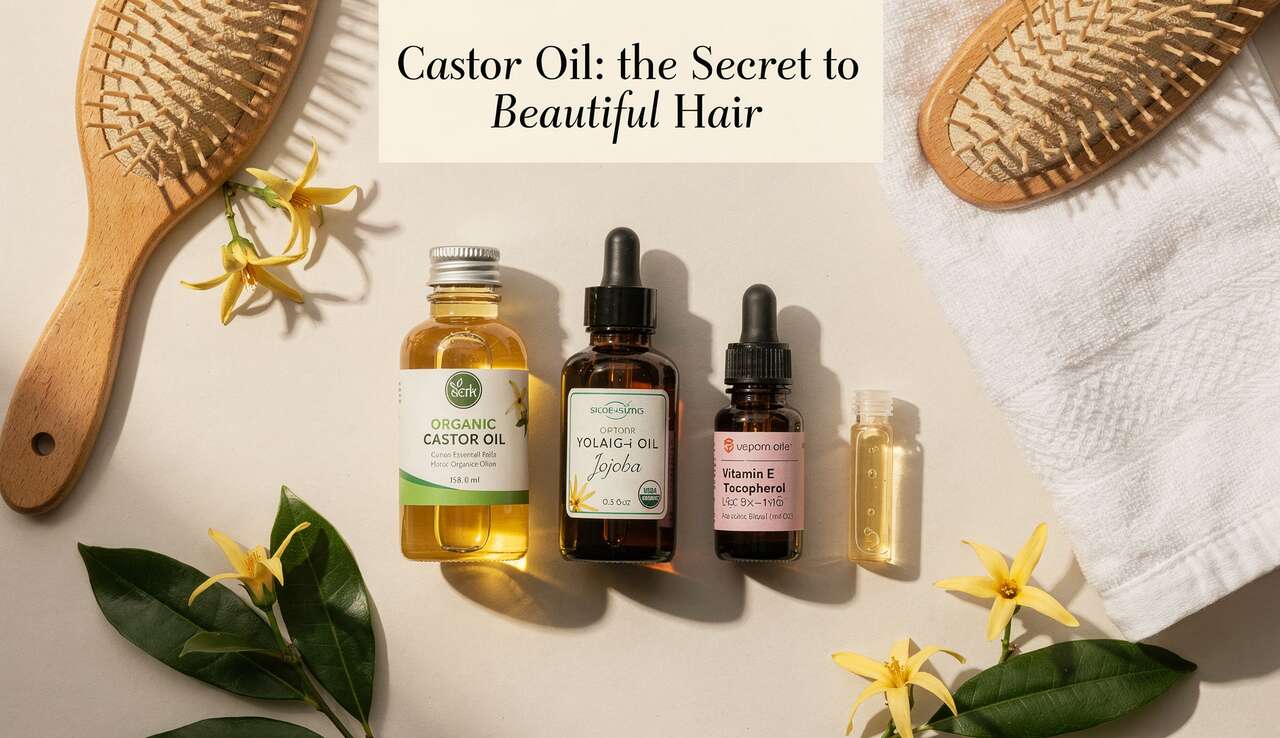 Huile de ricin : le secret pour de beaux cheveux