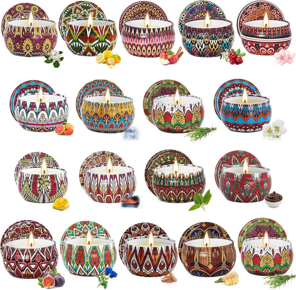 Avis : bougies d'aromathérapie Nobles, style cour rétro